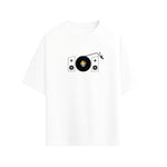 CAMISETA OVERSIZE EN ALGODON DE 300GR CON ESTAMPADO LP PLAYERO