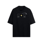 CAMISETA OVERSIZE EN ALGODON DE 300GR CON ESTAMPADO LP PLAYERO