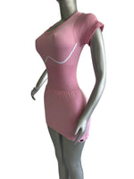 ENTERIZO DEPORTIVO MANGA CORTA Y FALDA