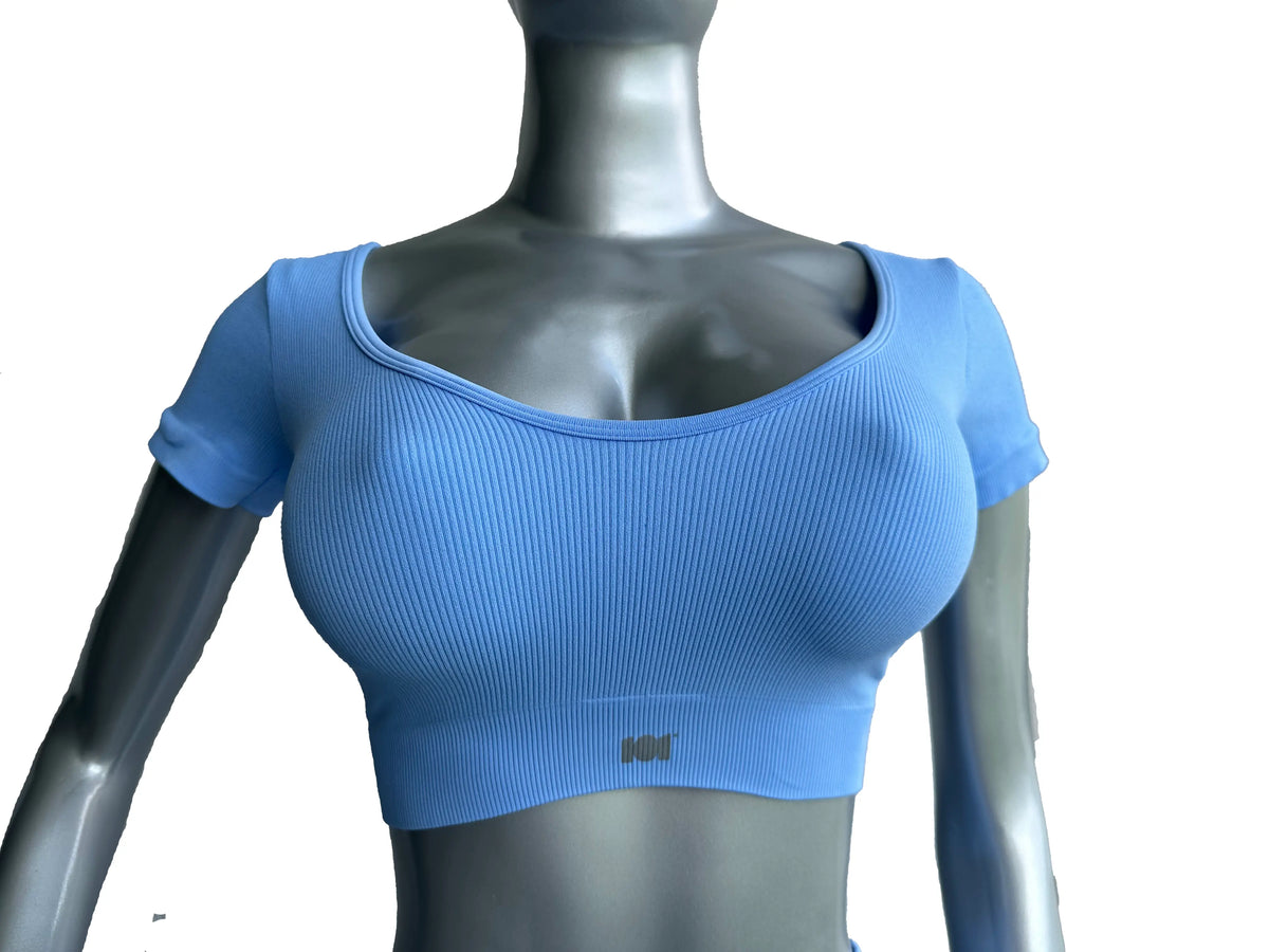 SET CONJUNTO DEPORTIVO TOP MANGA CORTA Y LEGGINS