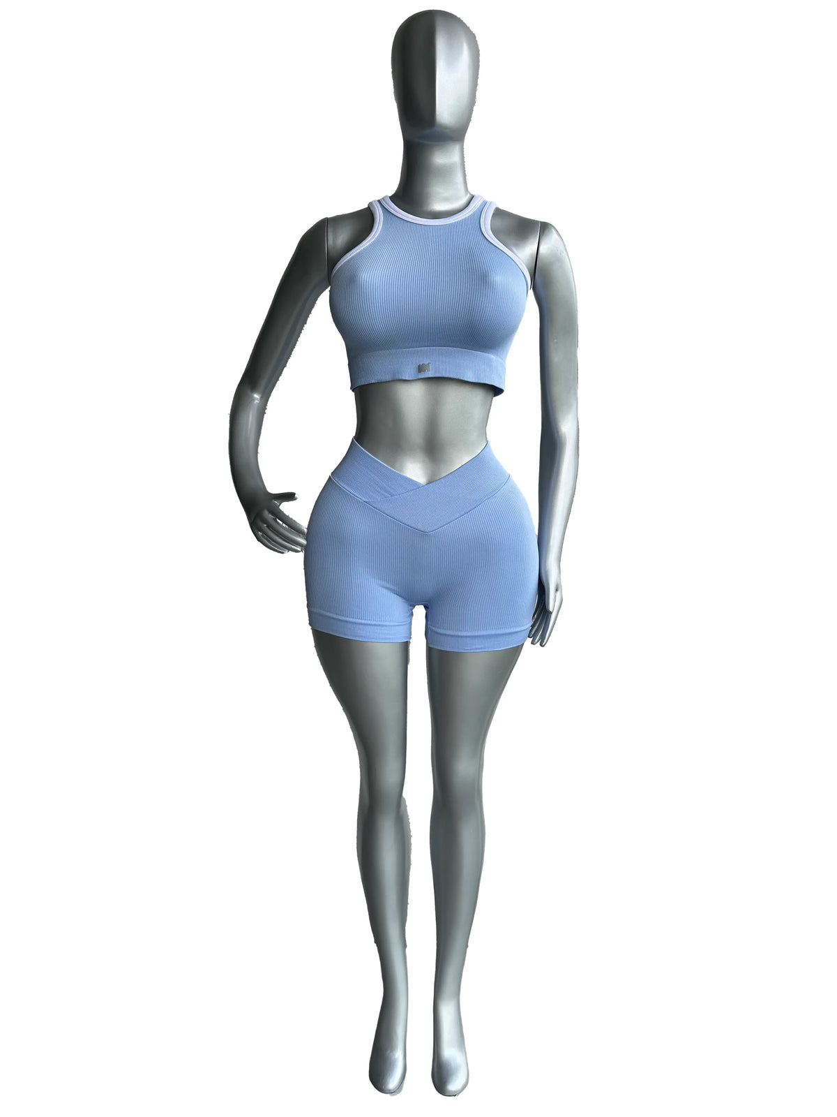 SET CONJUNTO DEPORTIVO TOP SIN MANGA Y SHORT