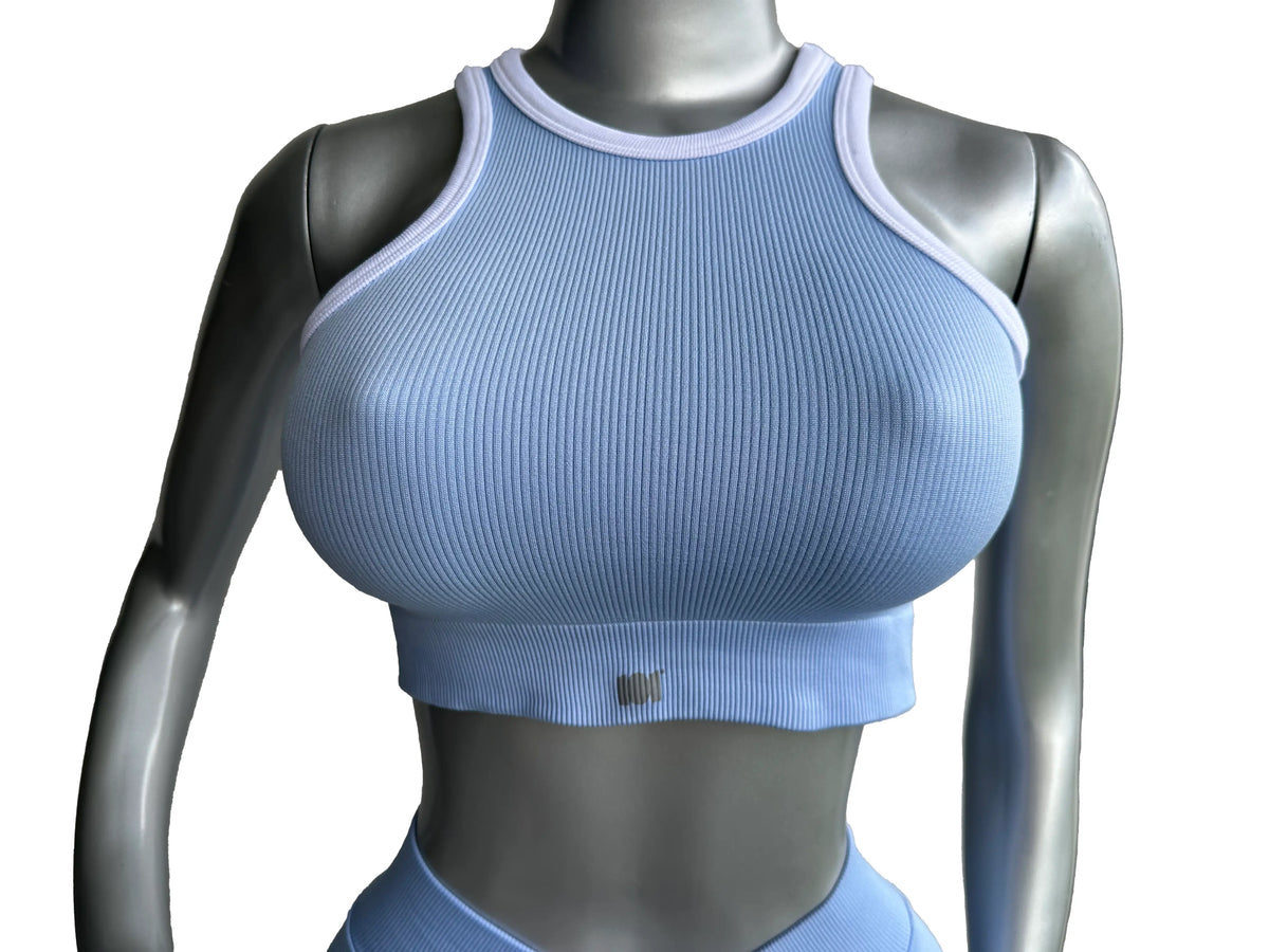 SET CONJUNTO DEPORTIVO TOP SIN MANGA Y SHORT