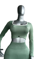 SET CONUNTO DEPORTIVO TOP MANGA LARGA Y LEGGINS