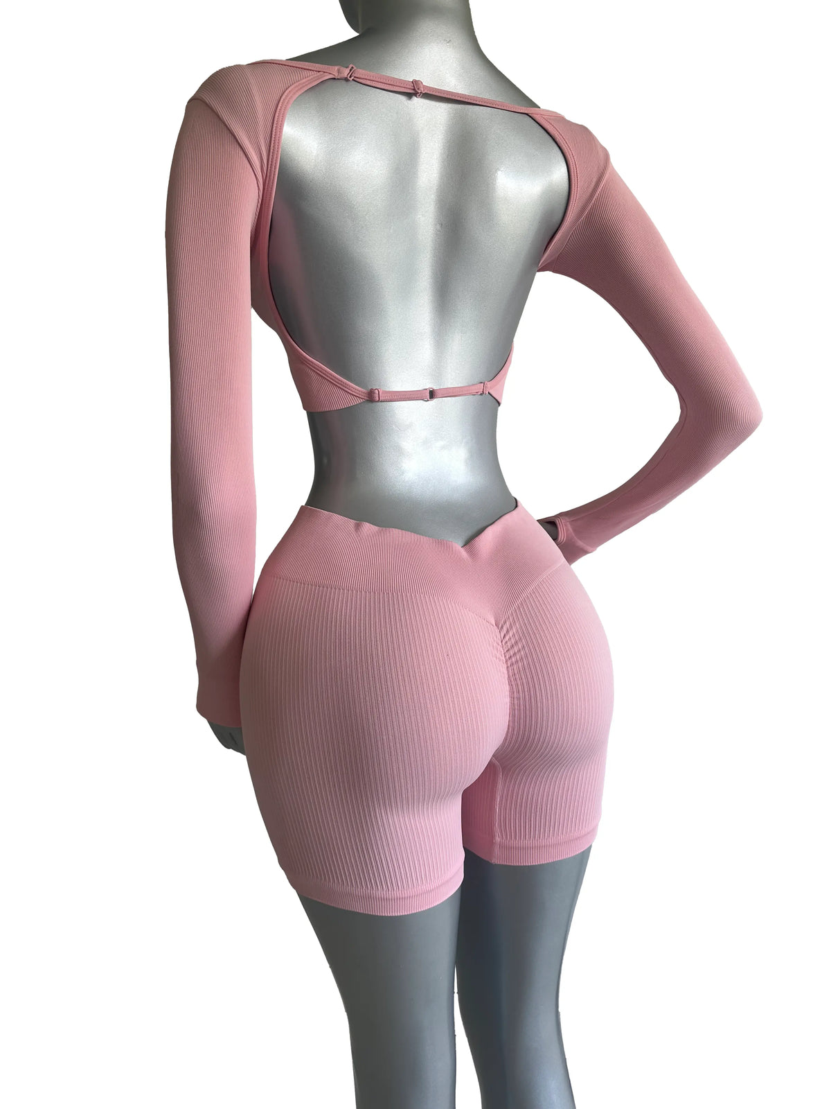 SET CONJUNTO DEPORTIVO TOP MANGA LARGA Y SHORT