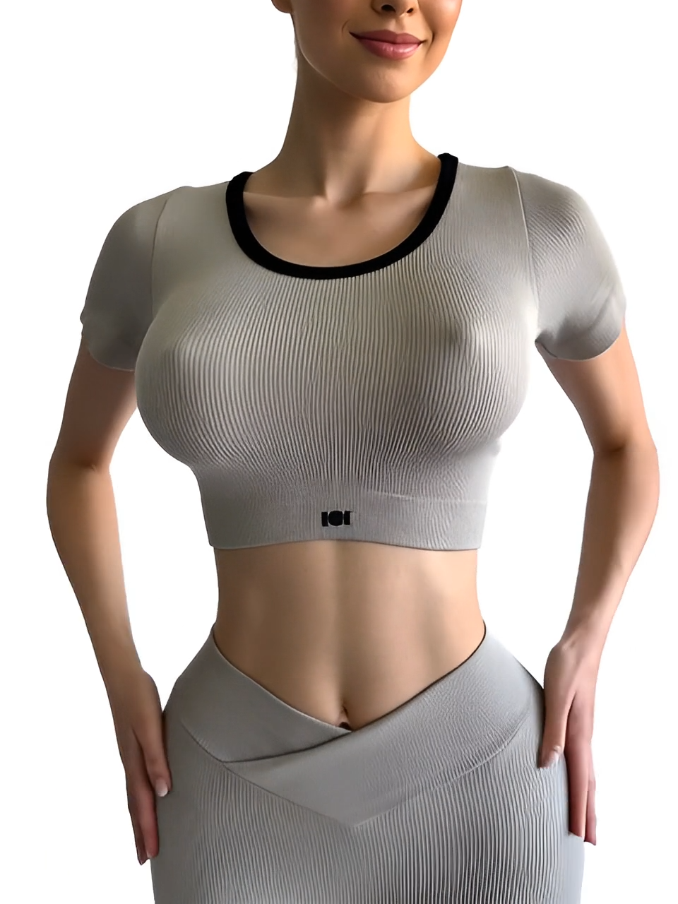 SET CONJUNTO DEPORTIVO TOP MANGA CORTA Y SHORT