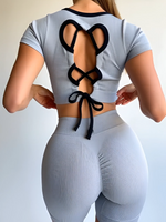 SET CONJUNTO DEPORTIVO TOP MANGA CORTA Y SHORT