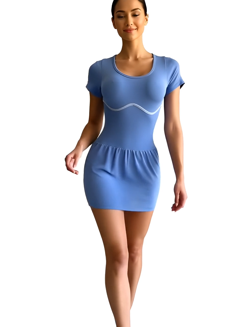 ENTERIZO MANGA CORTA Y FALDA