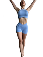 SET CONJUNTO DEPORTIVO TOP SIN MANGA Y SHORT