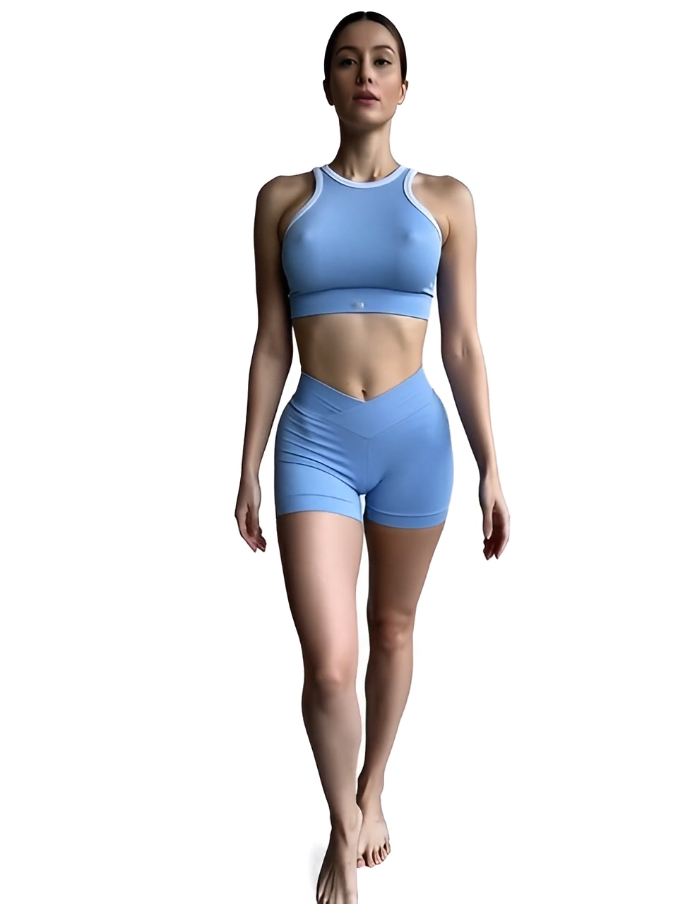 SET CONJUNTO DEPORTIVO TOP SIN MANGA Y SHORT