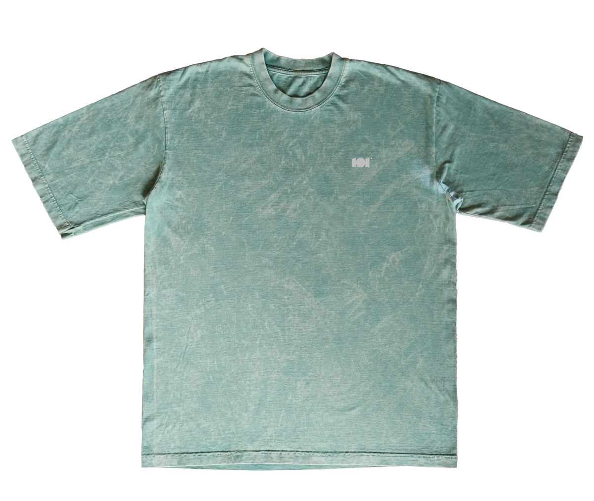 CAMISETA ACID WASH OVERSIZE EN ALGODON DE 300GR CON ESTAMPADO CLÁSICO