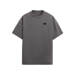 CAMISETA OVERSIZE EN ALGODON DE 300GR CON ESTAMPADO BINARIO SEMICIRCULAR