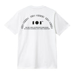 CAMISETA EN ALGODON PIMA 250GR CON ESTAMPADO BINARIO SEMICIRCULAR