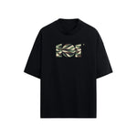 CAMISETA OVERSIZE EN ALGODON DE 300GR CON ESTAMPADO CAMMO SELVA