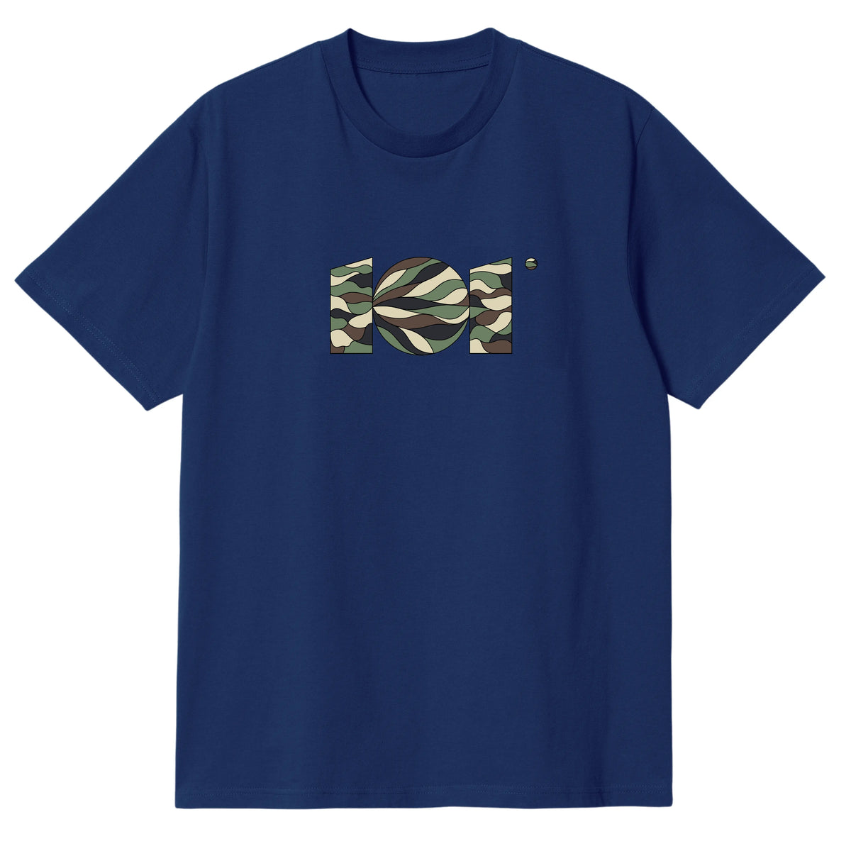 CAMISETA EN ALGODON PIMA 250GR CON ESTAMPADO CAMMO SELVA