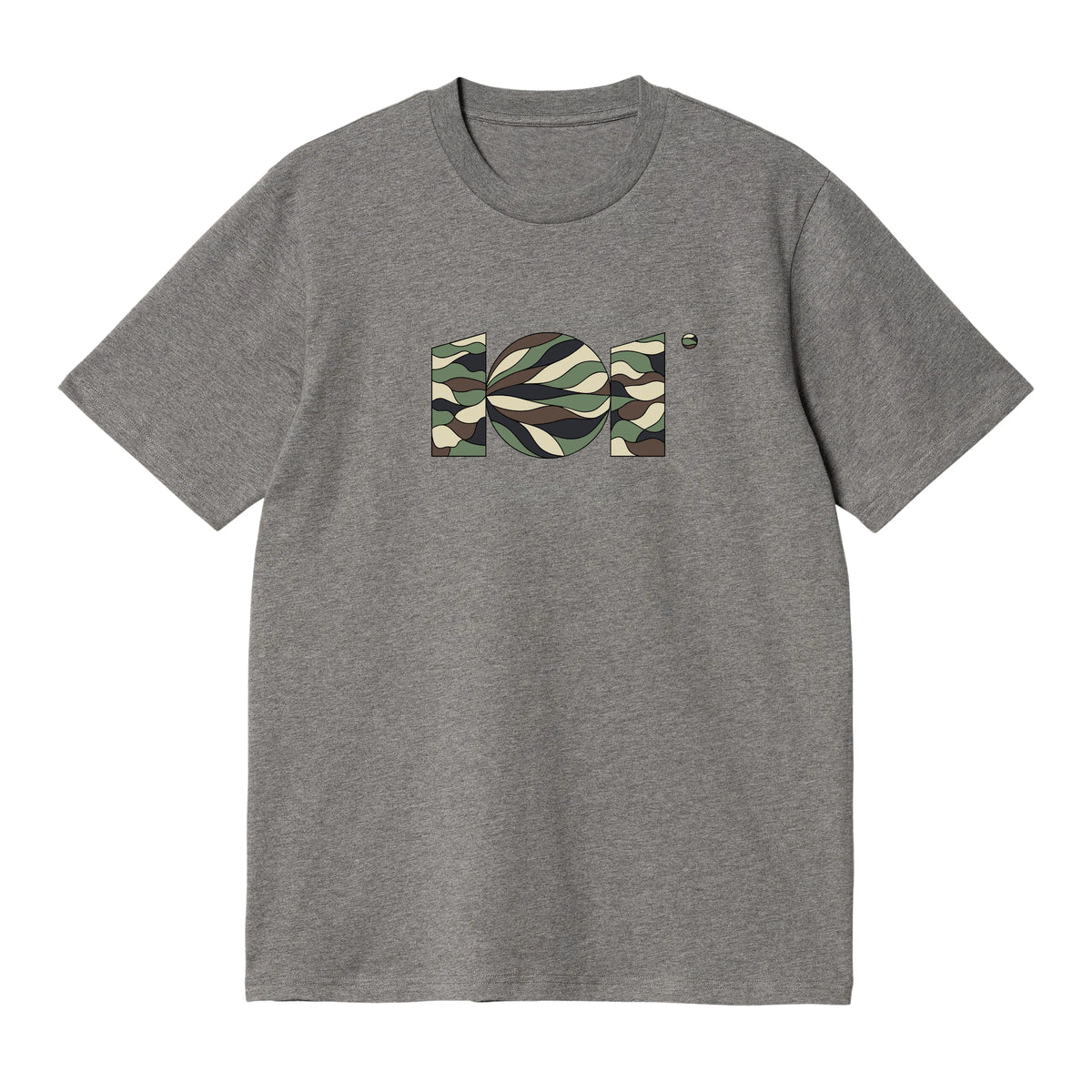 CAMISETA EN ALGODON PIMA 250GR CON ESTAMPADO CAMMO SELVA