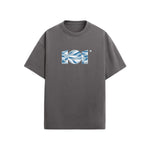 CAMISETA OVERSIZE EN ALGODON DE 300GR CON ESTAMPADO CAMMO NIEVE