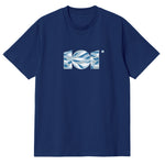 CAMISETA EN ALGODON PIMA 250GR CON ESTAMPADO CAMMO NIEVE