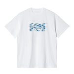 CAMISETA EN ALGODON PIMA 250GR CON ESTAMPADO CAMMO NIEVE