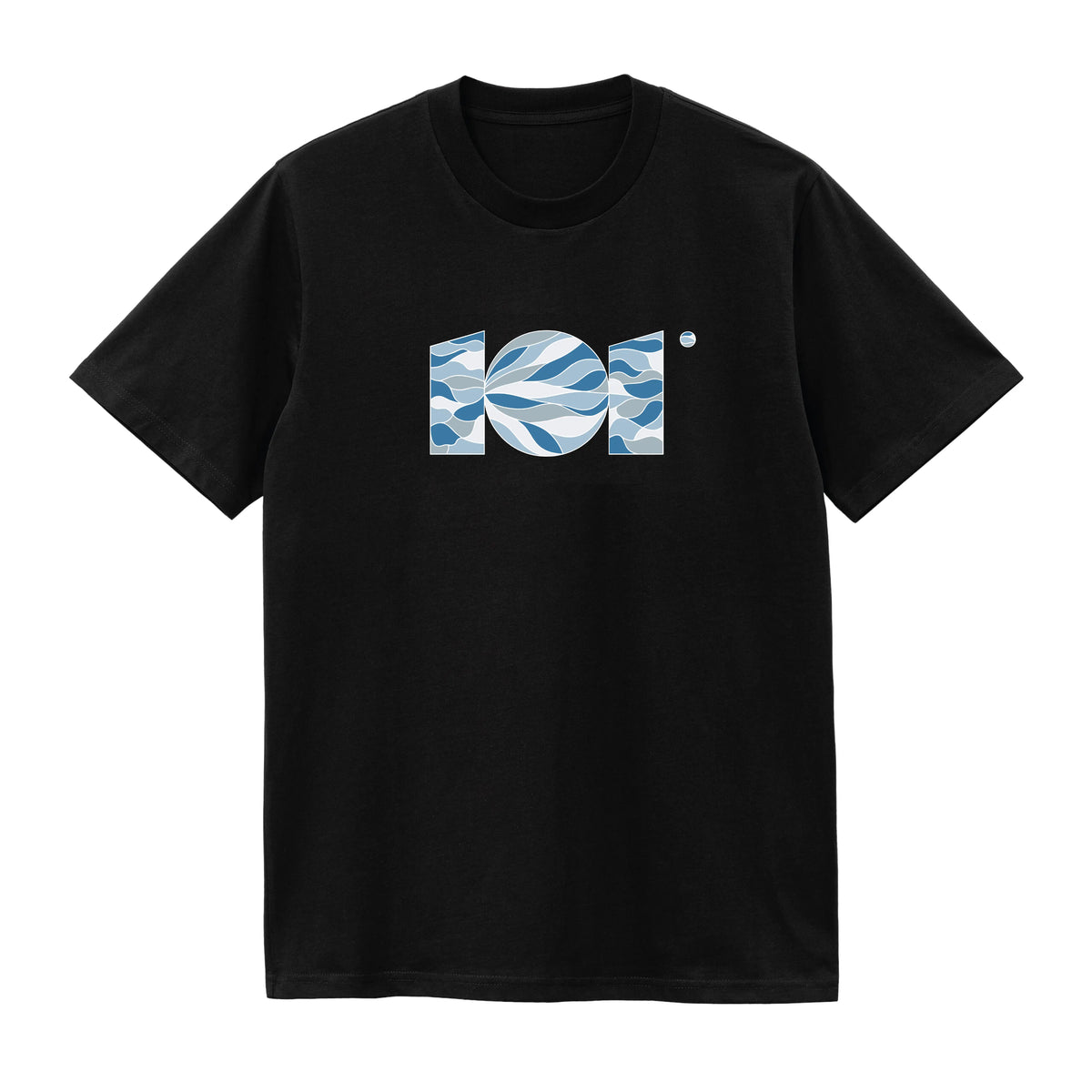 CAMISETA EN ALGODON PIMA 250GR CON ESTAMPADO CAMMO NIEVE