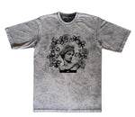 CAMISETA ACID WASH OVERSIZE EN ALGODON DE 300GR CON ESTAMPADO CORONA GRIEGA