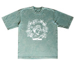 CAMISETA ACID WASH OVERSIZE EN ALGODON DE 300GR CON ESTAMPADO CORONA GRIEGA