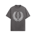 CAMISETA OVERSIZE EN ALGODON DE 300GR CON ESTAMPADO CORONA LAUREL