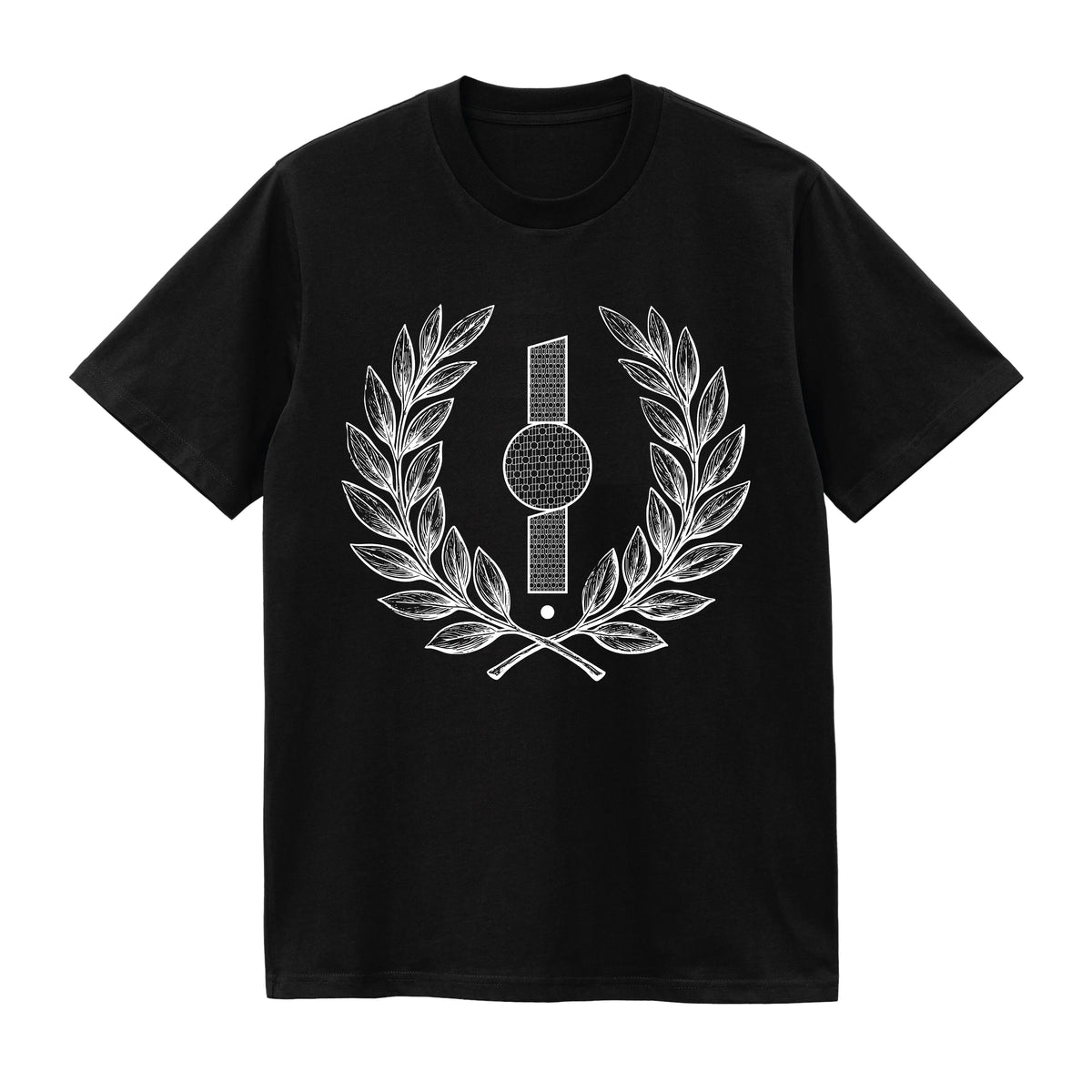 CAMISETA EN ALGODON PIMA 250GR CON ESTAMPADO CORONA LAUREL