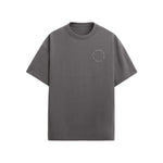 CAMISETA OVERSIZE EN ALGODON DE 300GR CON ESTAMPADO BINARIO ESCUDO