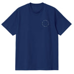 CAMISETA EN ALGODON PIMA 250GR CON ESTAMPADO BINARIO ESCUDO