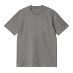 CAMISETA EN ALGODON PIMA 250GR CON ESTAMPADO BINARIO ESCUDO