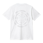 CAMISETA EN ALGODON PIMA 250GR CON ESTAMPADO VORTICE BINARIO