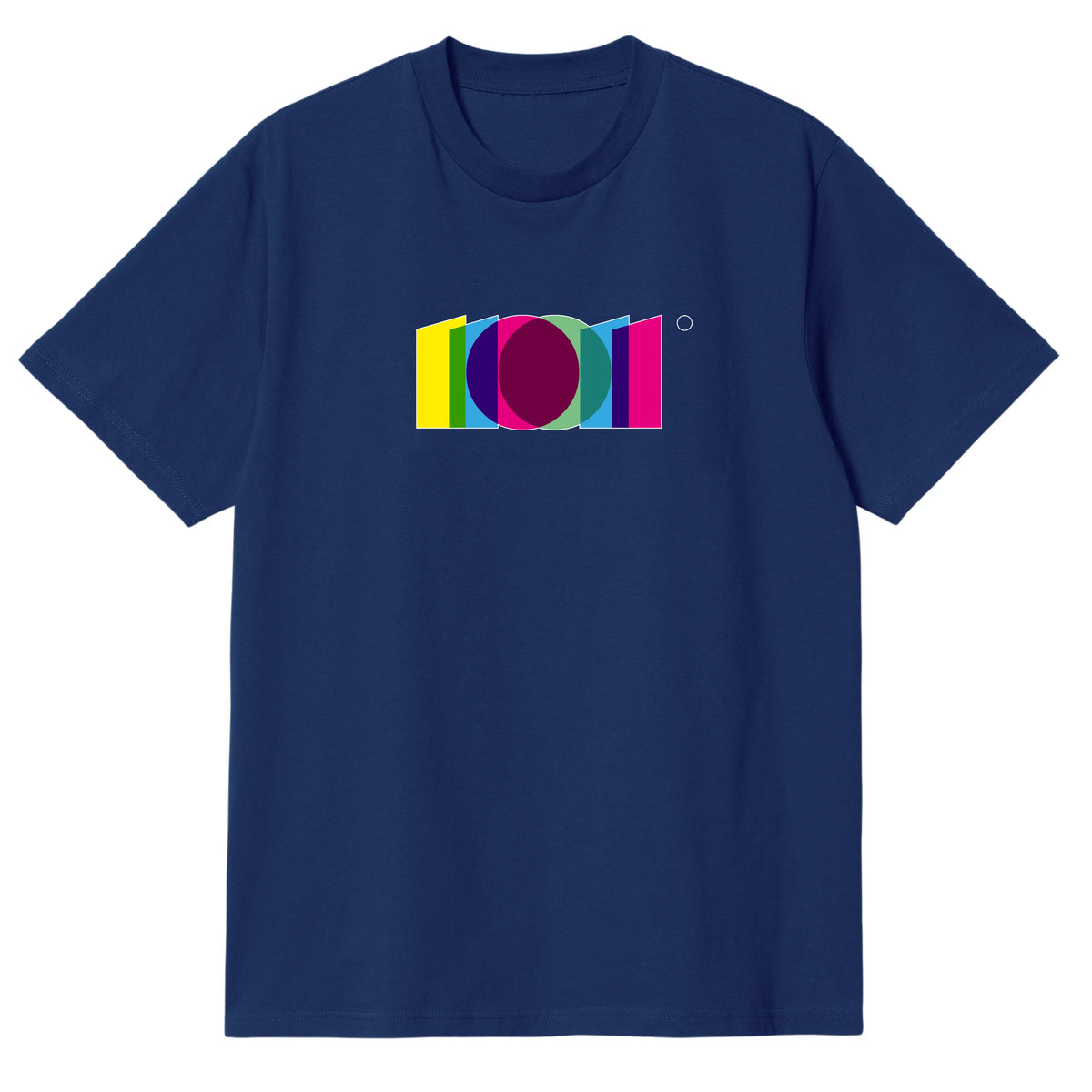 CAMISETA EN ALGODON PIMA 250GR CON ESTAMPADO VITRAL