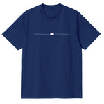 CAMISETA EN ALGODON PIMA 250GR CON ESTAMPADO LA ONDA