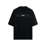 CAMISETA OVERSIZE EN ALGODON DE 300GR CON ESTAMPADO RADIO