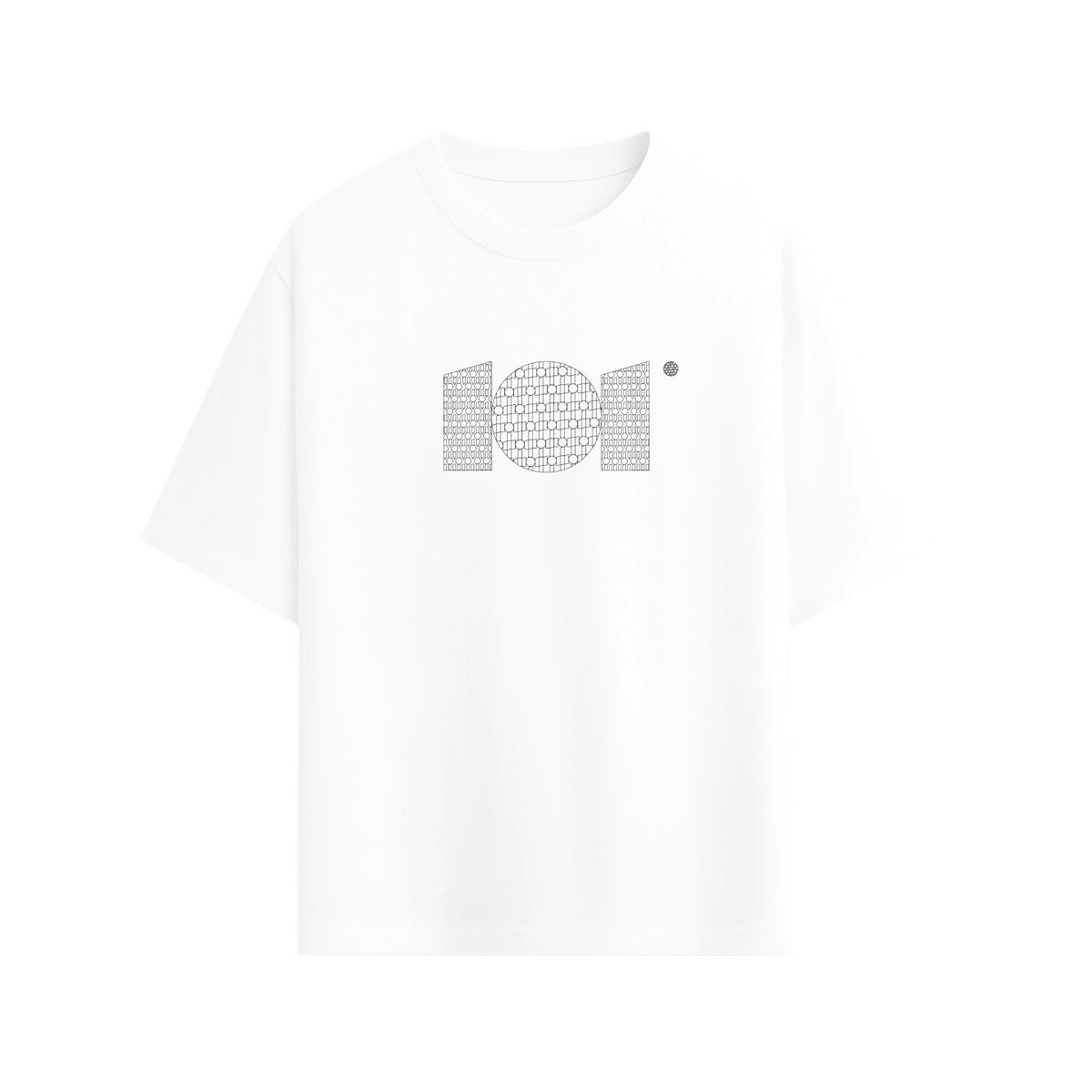 CAMISETA OVERSIZE EN ALGODON DE 300GR CON ESTAMPADO TRAMA SENCILLA