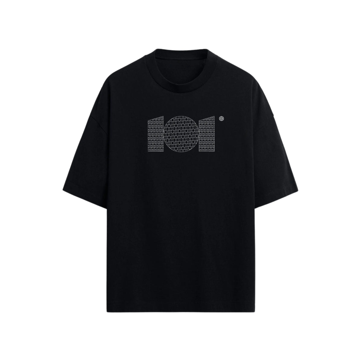 CAMISETA OVERSIZE EN ALGODON DE 300GR CON ESTAMPADO TRAMA SENCILLA