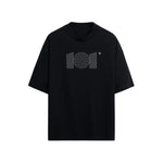 CAMISETA OVERSIZE EN ALGODON DE 300GR CON ESTAMPADO TRAMA SENCILLA