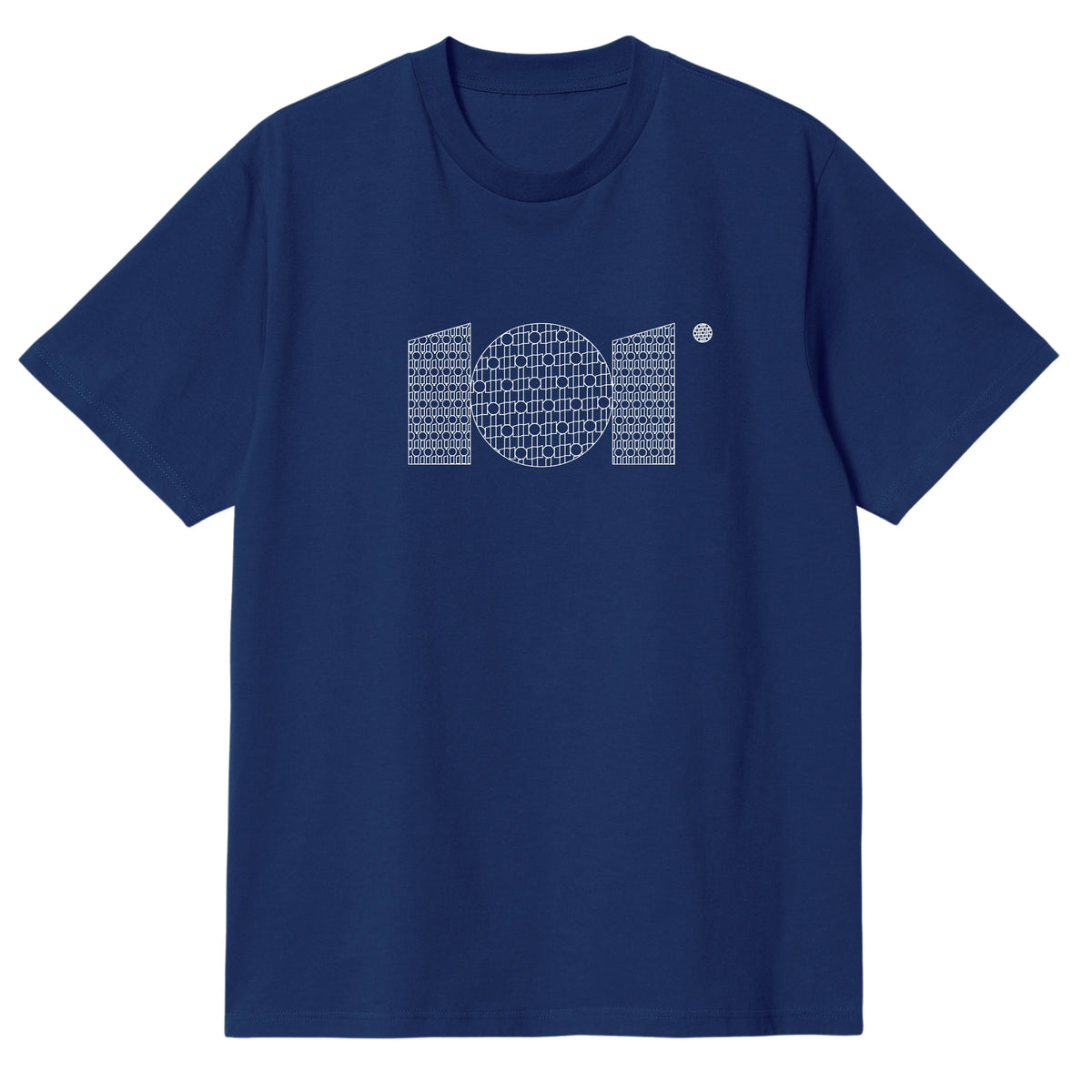 CAMISETA EN ALGODON PIMA 250GR CON ESTAMPADO TRAMA SENCILLA