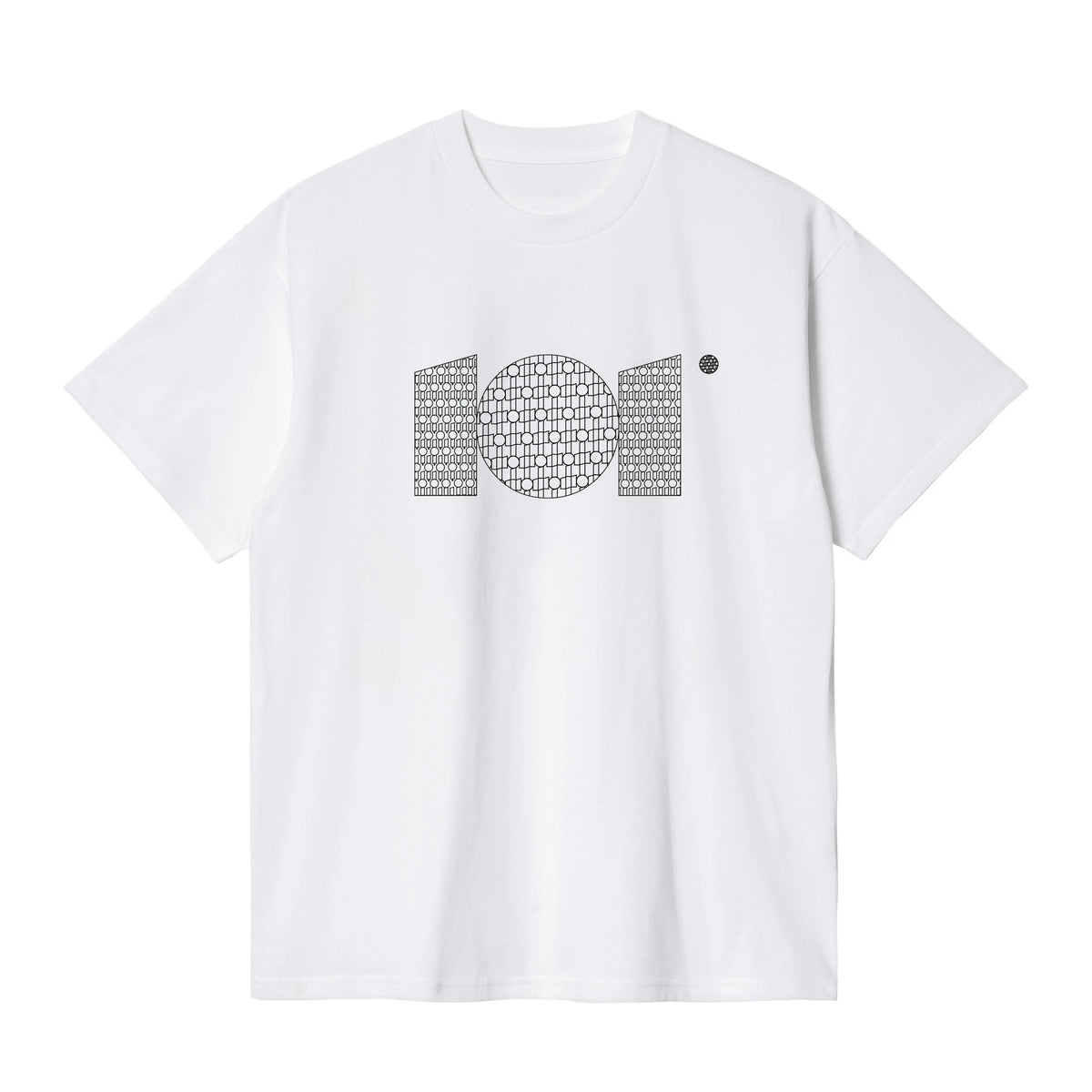 CAMISETA EN ALGODON PIMA 250GR CON ESTAMPADO TRAMA SENCILLA