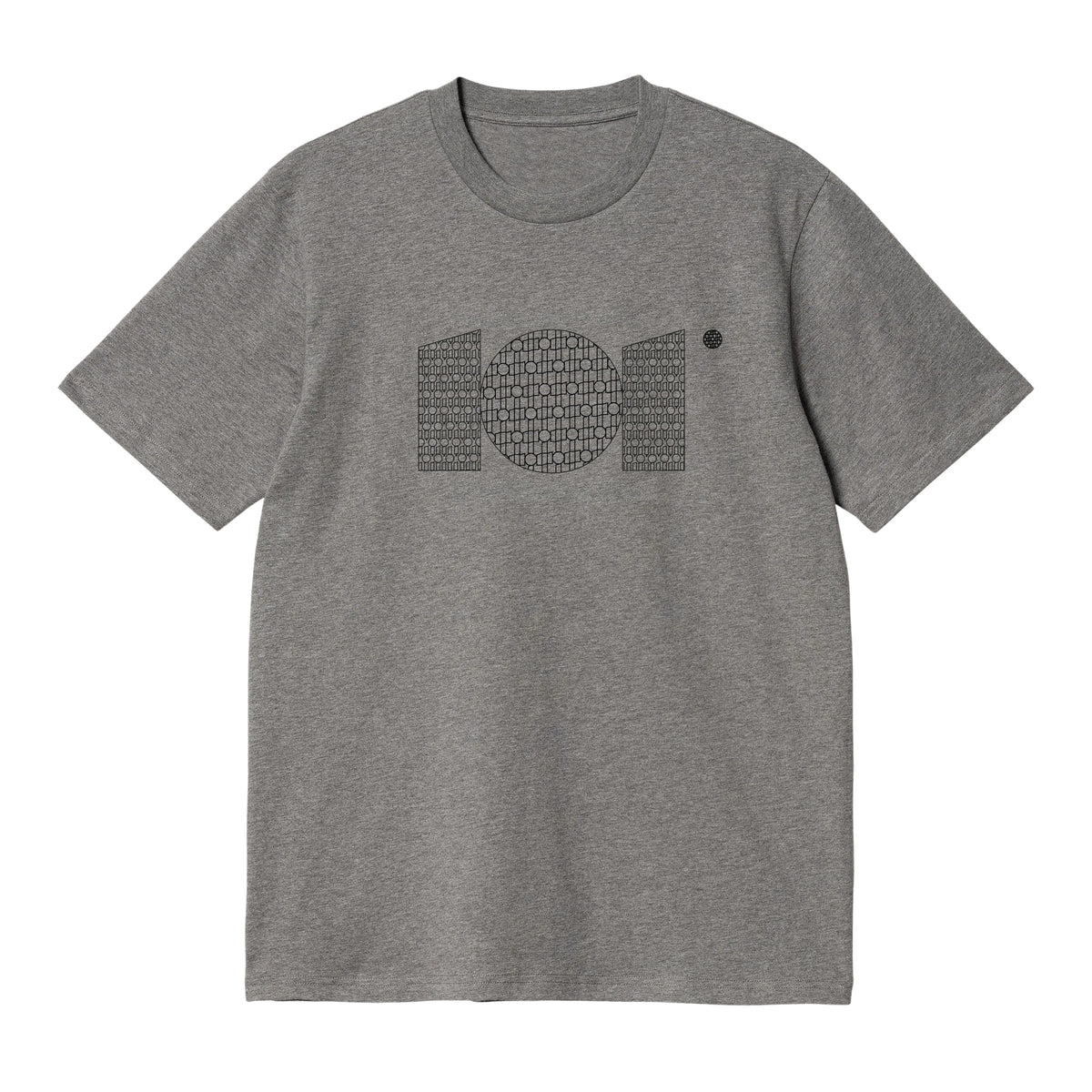 CAMISETA EN ALGODON PIMA 250GR CON ESTAMPADO TRAMA SENCILLA