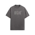 CAMISETA OVERSIZE EN ALGODON DE 300GR CON ESTAMPADO TRAMA MINERALES