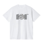 CAMISETA EN ALGODON PIMA 250GR CON ESTAMPADO TRAMA MINERALES