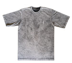 CAMISETA ACID WASH OVERSIZE EN ALGODON DE 300GR CON ESTAMPADO CLÁSICO VERTICAL