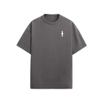 CAMISETA OVERSIZE EN ALGODON DE 300GR CON ESTAMPADO CLÁSICO VERTICAL