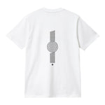 CAMISETA EN ALGODON PIMA 250GR CON ESTAMPADO TRAMA VERTICAL