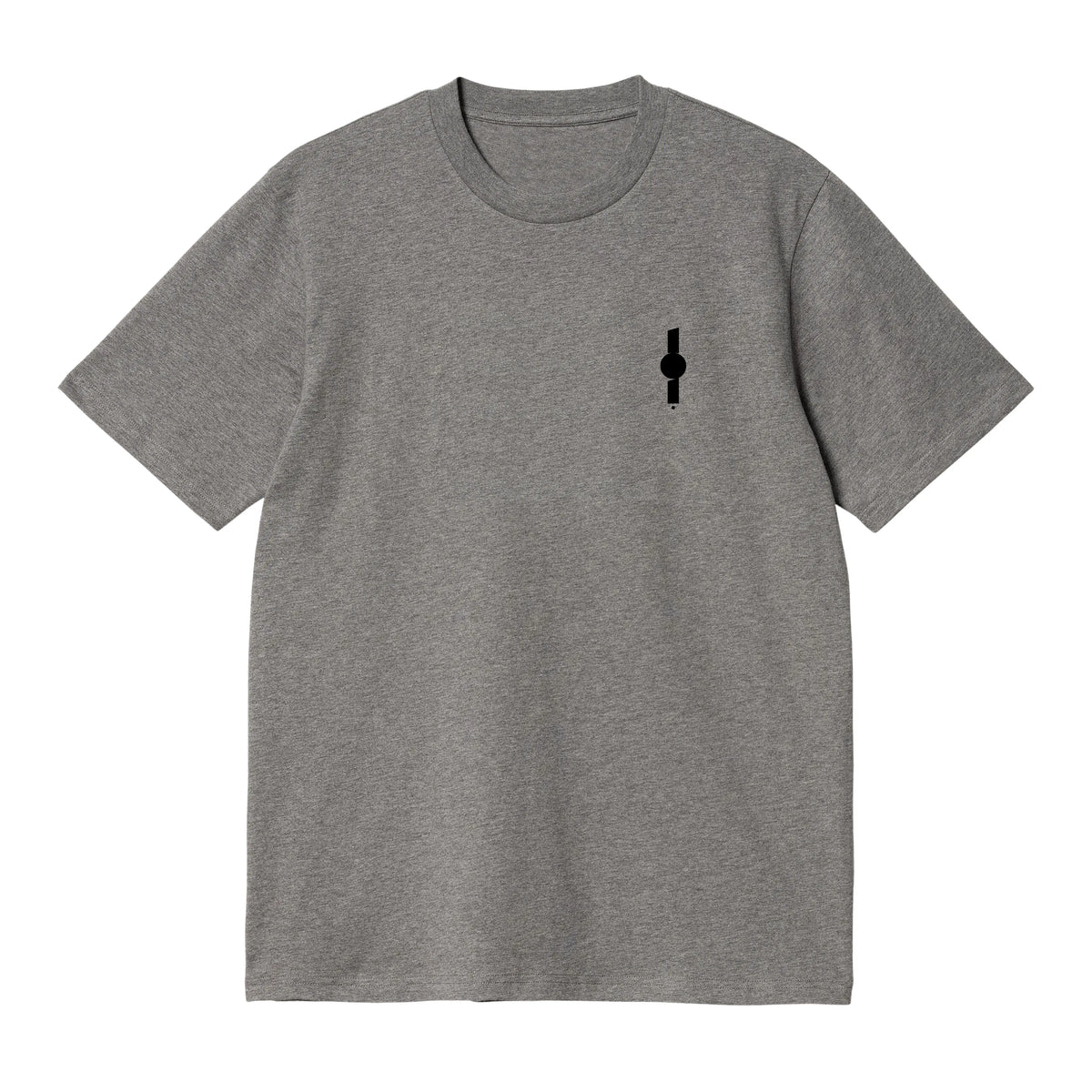 CAMISETA EN ALGODON PIMA 250GR CON ESTAMPADO TRAMA VERTICAL