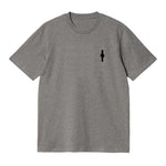 CAMISETA EN ALGODON PIMA 250GR CON ESTAMPADO TRAMA VERTICAL