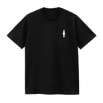 CAMISETA EN ALGODON PIMA 250GR CON ESTAMPADO TRAMA VERTICAL