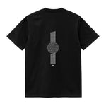 CAMISETA EN ALGODON PIMA 250GR CON ESTAMPADO TRAMA VERTICAL