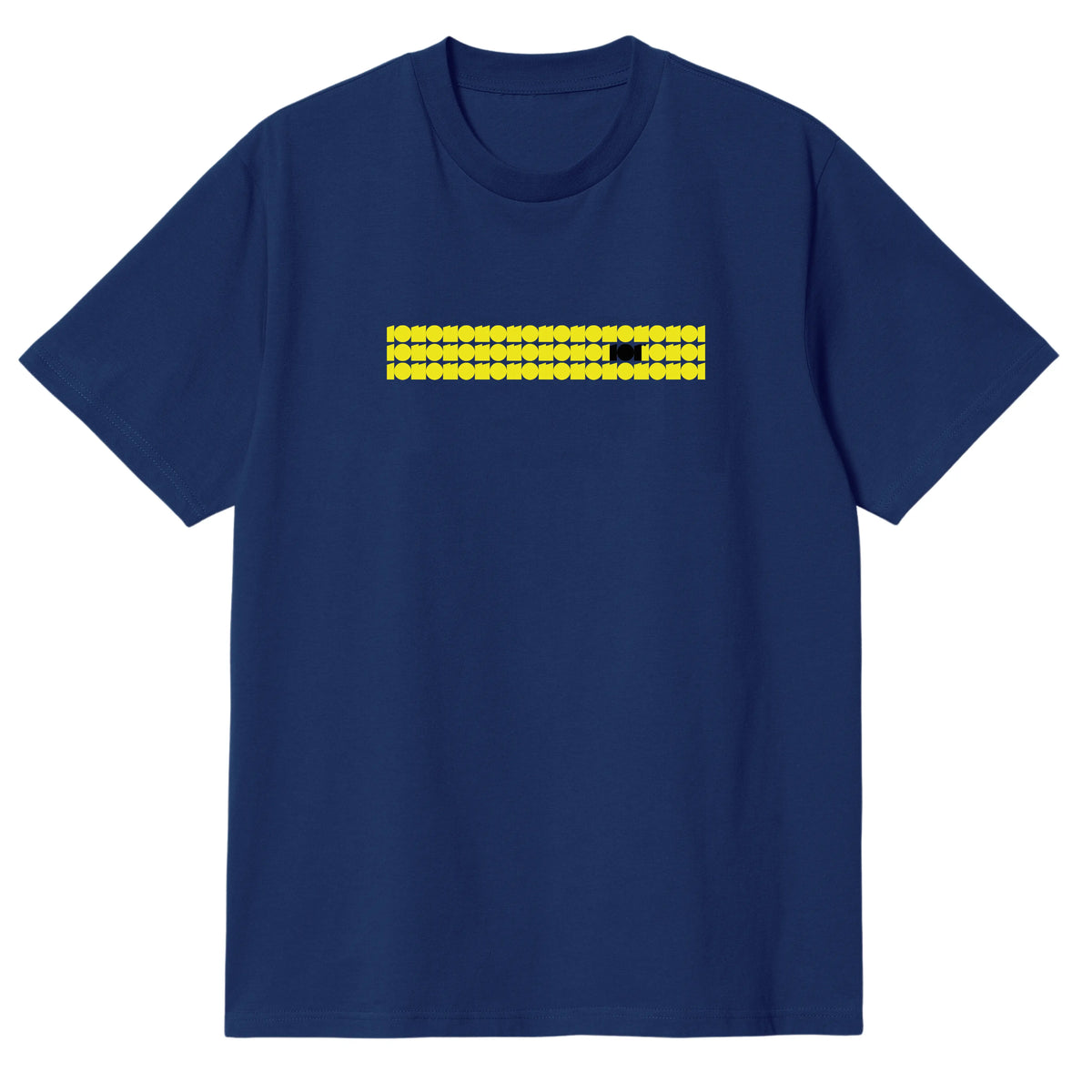 CAMISETA EN ALGODON PIMA 250GR CON ESTAMPADO CINTA AMARILLA